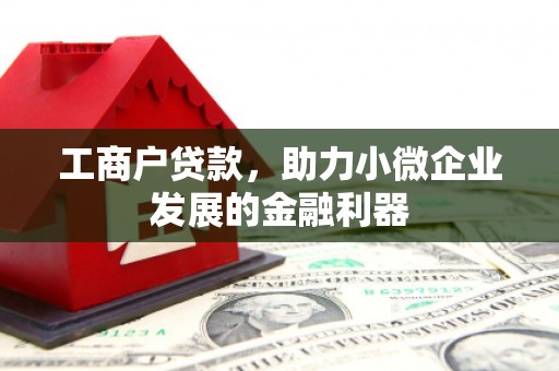 温江工商户贷款，助力小微企业发展的金融利器
