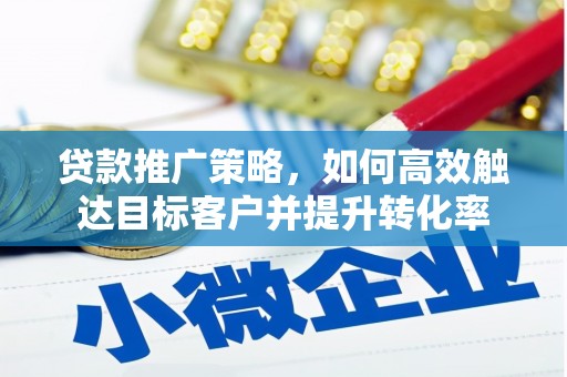 温江贷款推广策略，如何高效触达目标客户并提升转化率