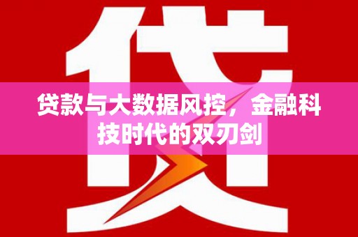 温江贷款与大数据风控，金融科技时代的双刃剑