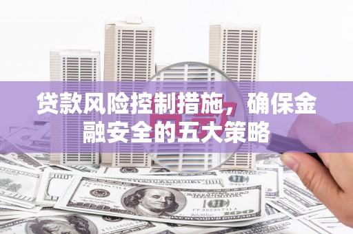 温江贷款风险控制措施，确保金融安全的五大策略