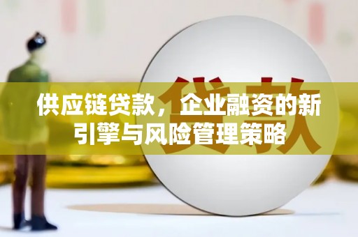 温江供应链贷款，企业融资的新引擎与风险管理策略