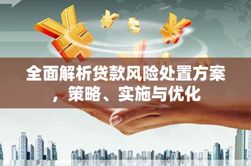 温江全面解析贷款风险处置方案，策略、实施与优化