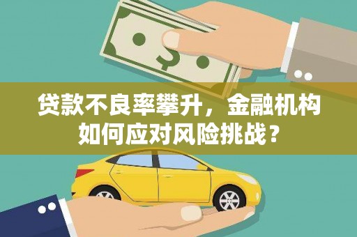 温江贷款不良率攀升，金融机构如何应对风险挑战？