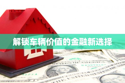 温江解锁车辆价值的金融新选择